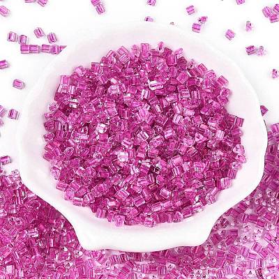 6/0 Transparent Inside Colours Glass Seed Beads SEED-N006-003I-1