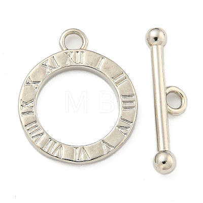 Brass Toggle Clasps KK-A223-20P-1