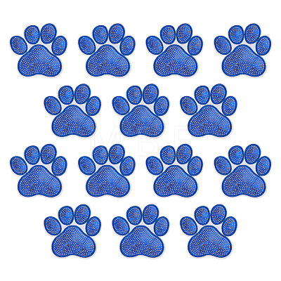14Pcs Polyester Clohting Patches DIY-FH0011-06-1