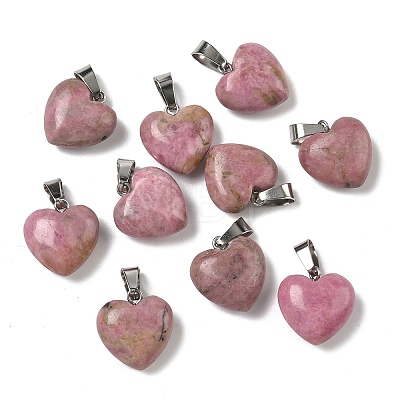 Natural Rhodonite Pendants G-I311-A14-1