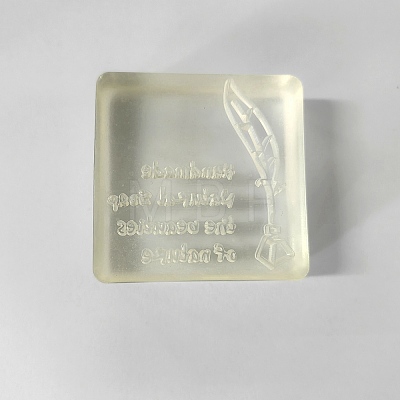Transparent Resin Stamps SOAP-PW0001-175B-04-1