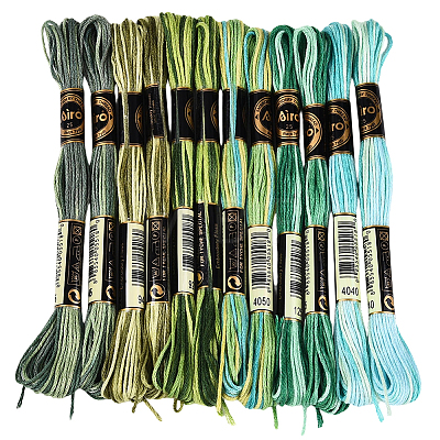 6-Ply Polyester Embroidery Floss OCOR-WH20074-15N-1