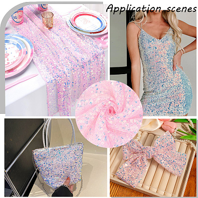 Polyester & PET Gauze Fabric DIY-WH20001-74A-1