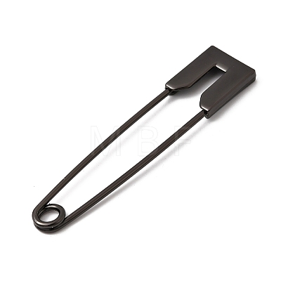 Alloy Extra Large Safety Pin Brooches JEWB-B043-01B-1