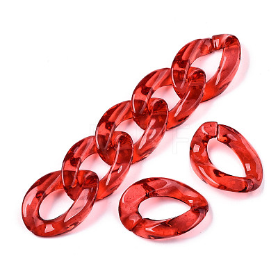 Transparent Acrylic Linking Rings OACR-S036-001A-J05-1