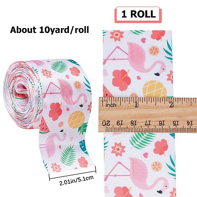 Gorgecraft 10 Yards Printed Polyester Ribbon OCOR-GF0002-47C-1