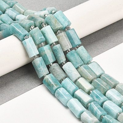 Natural Amazonite Beads Strands G-G068-A35-01-1