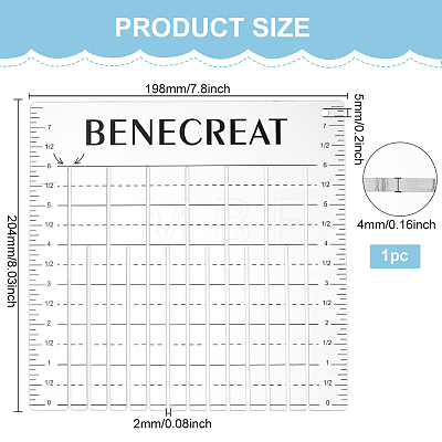 Acrylic Quilting Template DIY-WH0568-38B-1