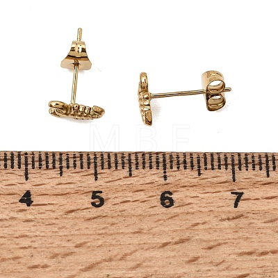 304 Stainless Steel Stud Earrings SA-CBABF3F-14G-04-1