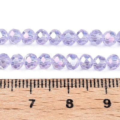 Electroplate Glass Beads Strands LS-EGLA-A044-T4mm-B17-1