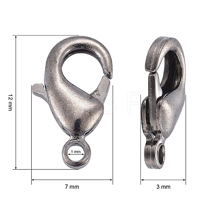 Brass Lobster Claw Clasps LS-KK-902-B-1
