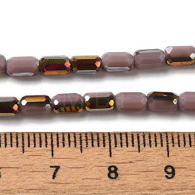 Electroplate Glass Beads Strands EGLA-D031-01-12-1