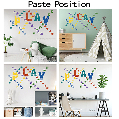 PVC Wall Stickers DIY-WH0228-013-1