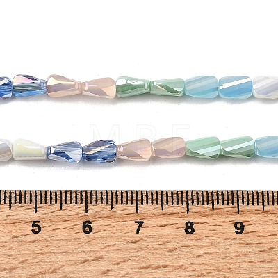 Electroplate Glass Beads EGLA-D300-01A-03-1