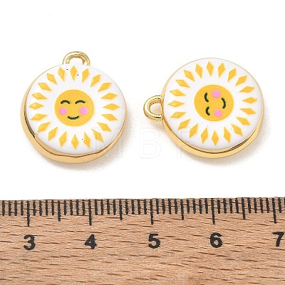 Printed Brass Pendants KK-CBA42CA-11G-01-1