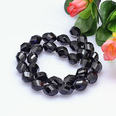 Faceted Polyhedron Imitation Austrian Crystal Bead Strands G-M190-13x10mm-23A-1