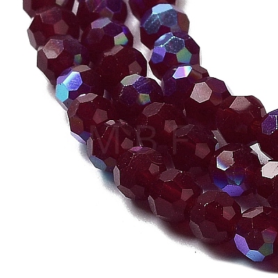 Opaque Glass Beads Strands EGLA-A035-P3mm-L02-1