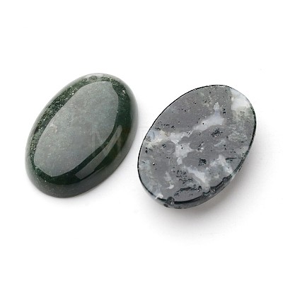 Natural Indian Agate Oval Cabochons X-G-L394-03-30x20mm-1