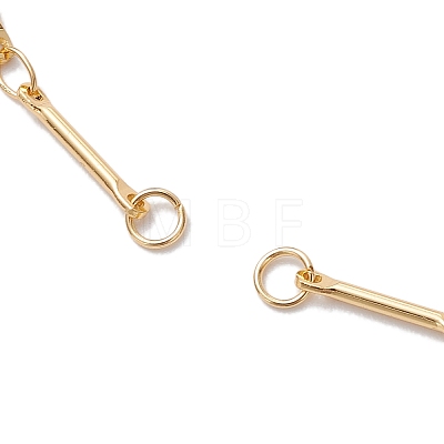 2Pcs 2 Colors Brass Slider Bracelet Makings AJEW-JB01255-1