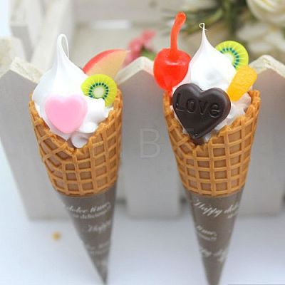 PVC Ice Cream Cone Ornaments PW-WG86286-01-1