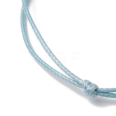 Waxed Polyester Braided Bead Bracelets BJEW-JB11104-1