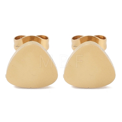 PVD Vacuum Plating 304 Stainless Steel Stud Earrings for Women EJEW-A048-46M-G-1