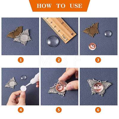 DIY Animal Pendant Jewelry Making Kit DIY-SZ0008-68-1
