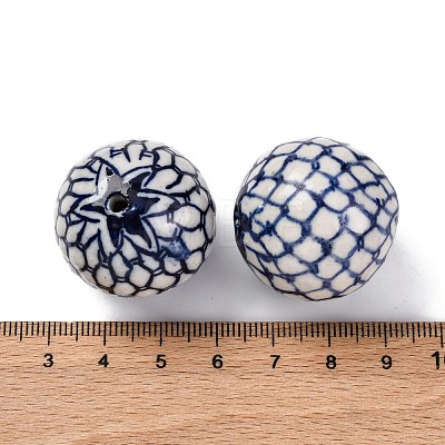 Handmade Porcelain Beads PORC-I027-19C-1