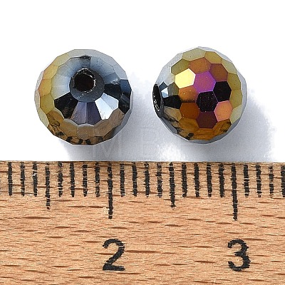 AB Color Plated Glass Beads EGLA-P059-02A-AB28-1