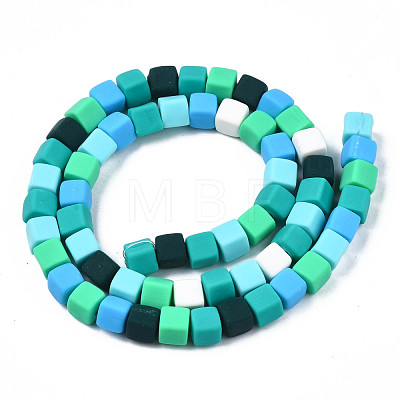 Handmade Polymer Clay Beads Strands CLAY-N008-060-03-1