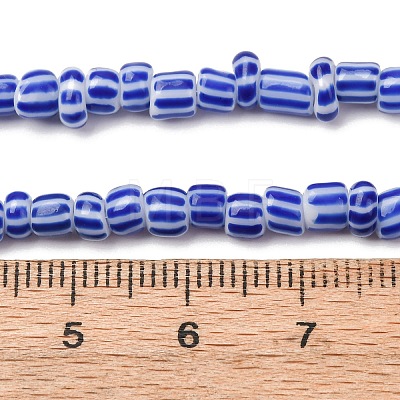 Handmade Lampwork Beads Strands BLOW-K001-01B-14-1