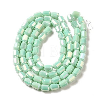 Electroplate Glass Beads Strands EGLA-D031-01F-1