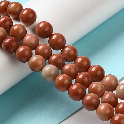 Natural Jasper Beads Strands G-H298-A14-03-1