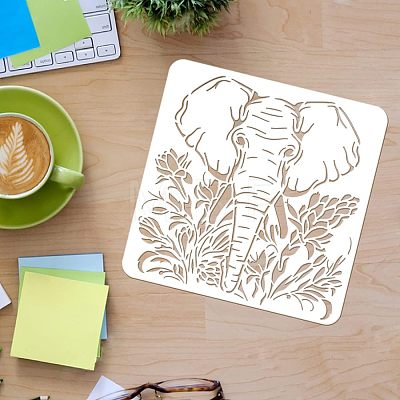 Plastic Reusable Drawing Painting Stencils Templates DIY-WH0172-501-1
