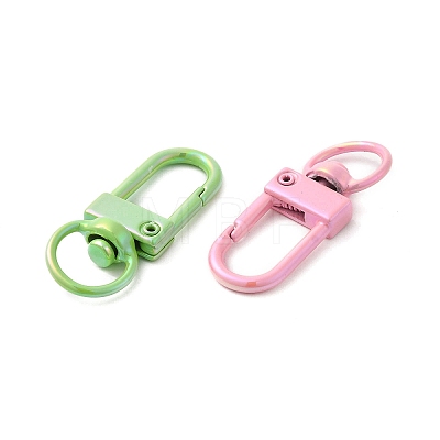 Spray Painted Alloy Swivel Clasps PALLOY-H131-11-1