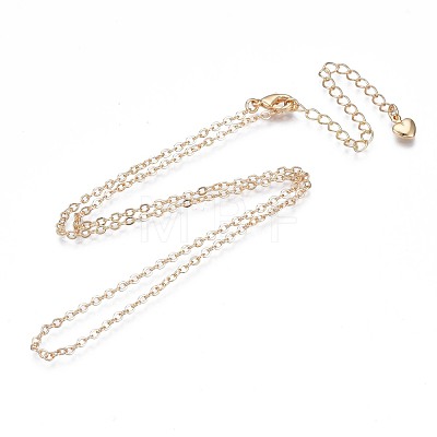 Brass Cable Chain Necklace MAK-N031-004-1
