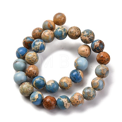 Dyed Natural Regalite/Imperial Jasper/Sea Sediment Jasper Beads Strands G-B124-C02-15-1