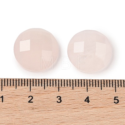 Natural Rose Quartz Cabochons G-C146-03K-1