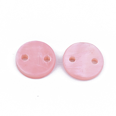 Spray Paint Freshwater Shell Links connectors SHEL-S276-27G-1