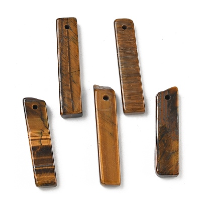 Natural Tiger Eye Pendants G-D350-03F-1