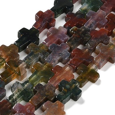 Natural Indian Agate Beads Strands G-I337-A04-02-1