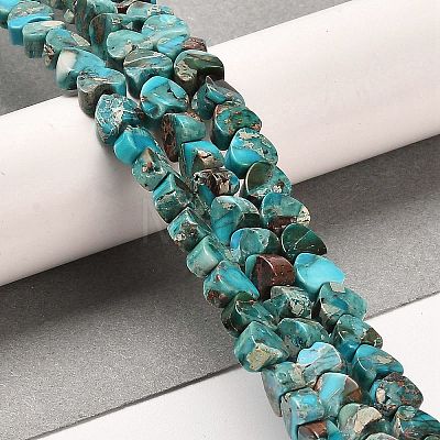 Synthetic Regalite/Imperial Jasper/Sea Sediment Jasper Beads Strands G-F765-D06-01-1