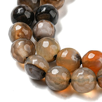 Natural Agate Beads Strands G-C082-A01-14-1