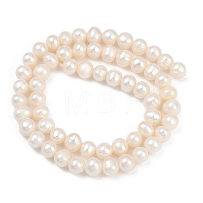 Natural Cultured Freshwater Pearl Beads Strands PEAR-I007-07Y-04A-1