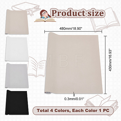 AHADERMAKER 4Pcs 4 Colors DIY Linen Fabrics DIY-GA0005-91-1
