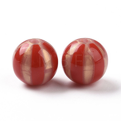 Opaque Acrylic Beads LS-OACR-M003-03I-1
