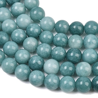 Natural Dyed White Jade Beads Strands GG-CBAEB22-B01-12mm-04-1