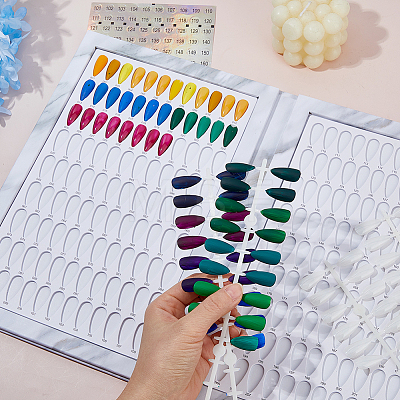 Plastic with Paper Nail Tips MRMJ-FH0001-68B-1