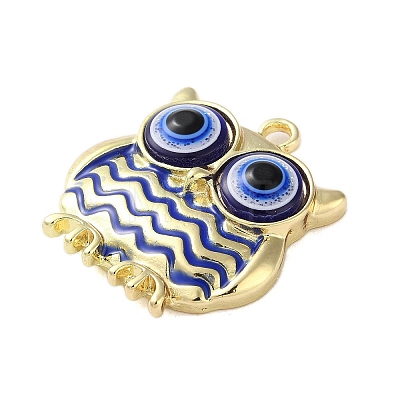 Glitter Zinc Alloy Enamel Pendants ENAM-Z011-03G-1