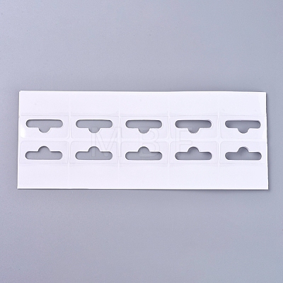 Transparent PVC Self Adhesive Hang Tabs CDIS-L006-01-1